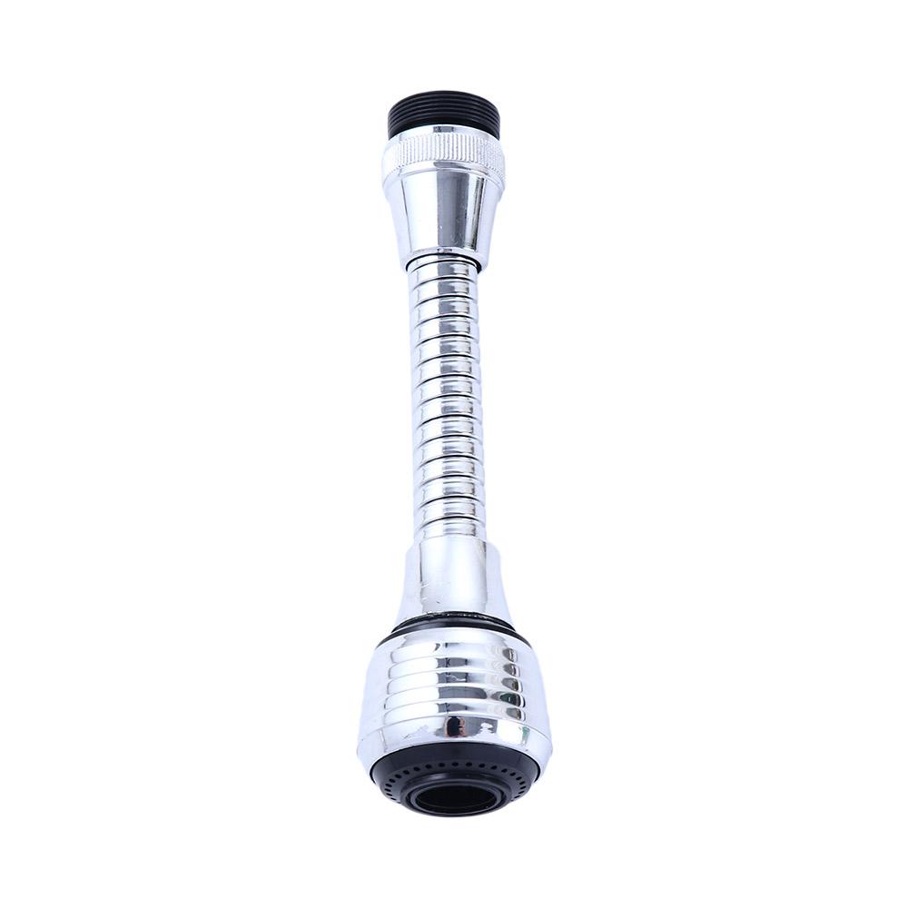 Faucet Super Sprayer Saving Filter Nozzle Bathroom Kitchen Universal Tube Accessories Kitchen Attachment Faucet  Extension Part серебряный