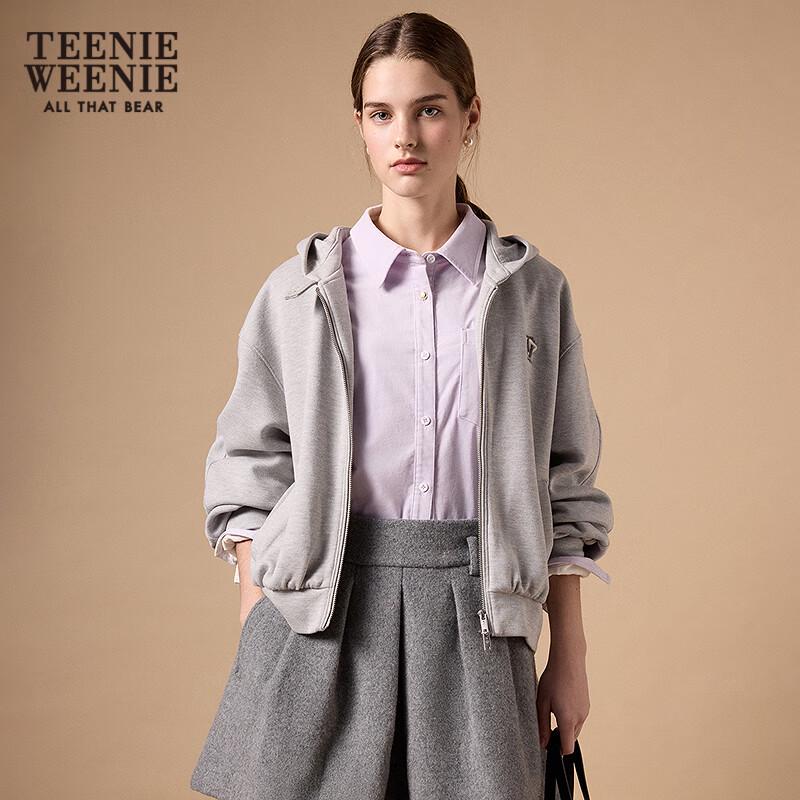 Teenie Weenie Bear Letter Hooded Sweatshirt