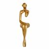 Resin Seated Human Figurine Minimalist for Art Lovers