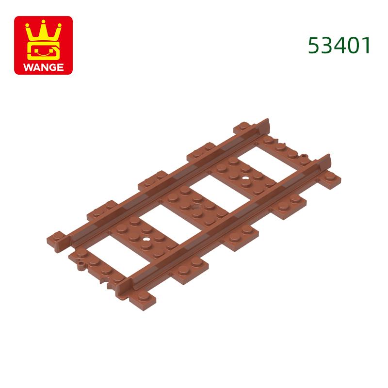 Non-Toxic 100G City City Train Rail Building Blocks Moc Straight Curved Tracks Compatible With 53400 53401 74746W Bricks Toys Gifts