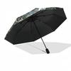 Renaissance Castle Scene Decorative PlateUmbrella with Cute Design,Portable 3-Fold Compact Umbrella for Men&Women,Valentine's Day Mother's D