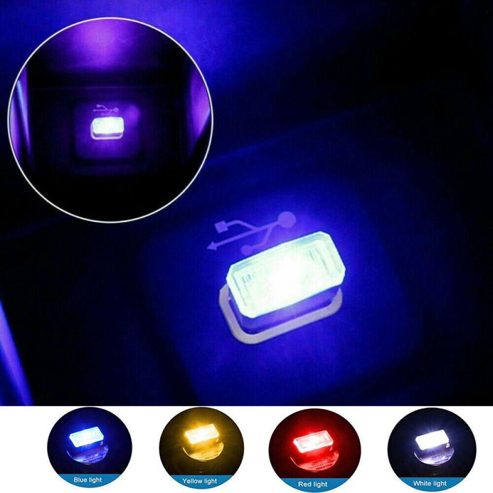 

Новая мини-автоматическая лампочка Универсальный USB светодиодный атмосферный свет Освещение салона автомобиля Ножная лампа