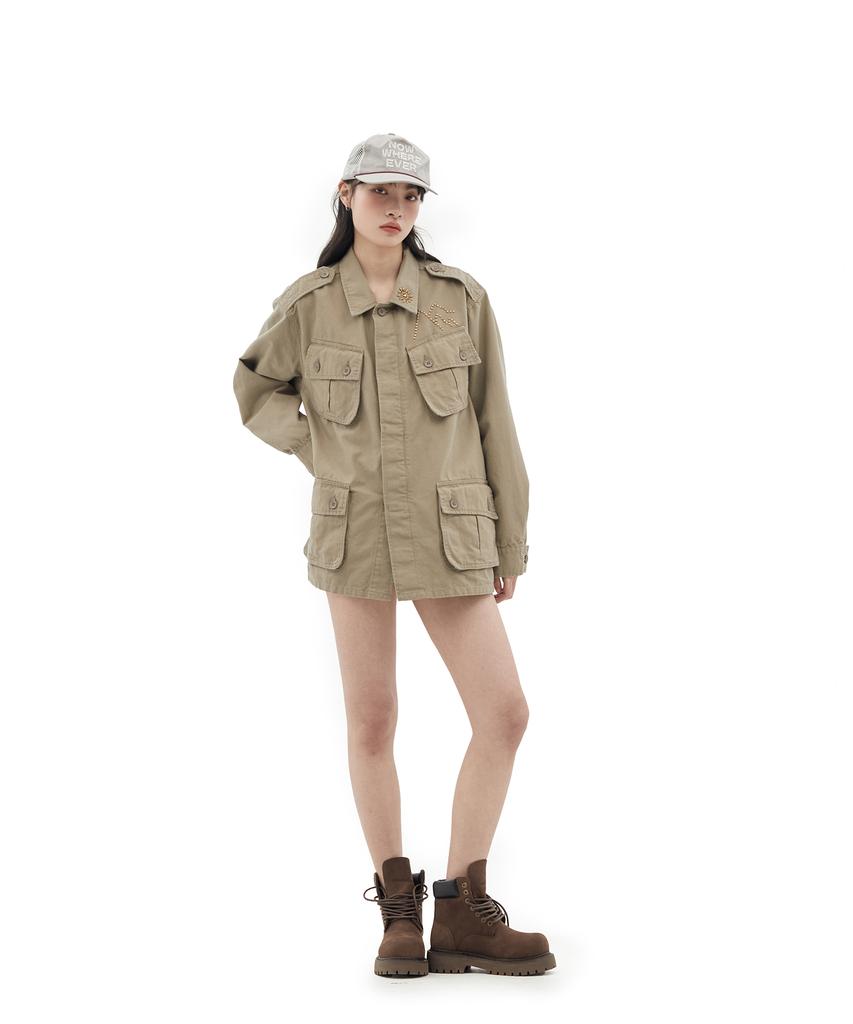 Defgarments Cotton Field Jacket [Beige]