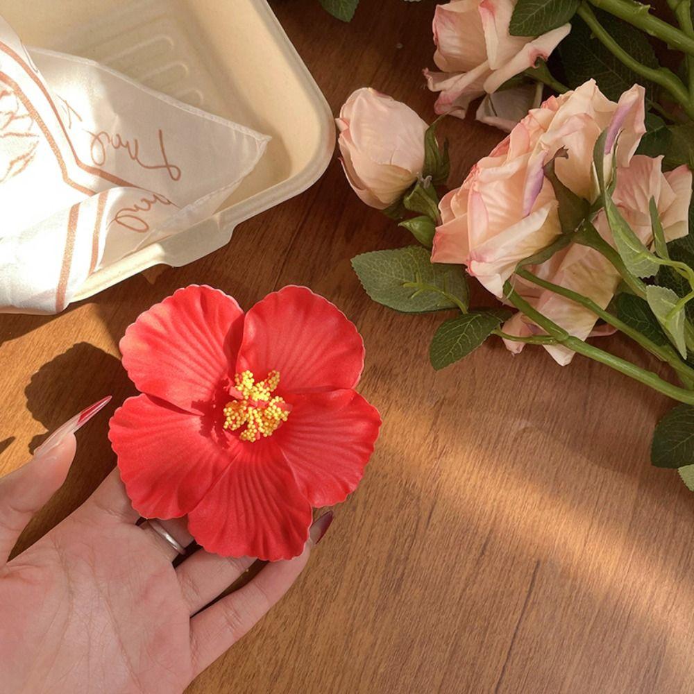 Vacation Style Headwear Flower Hairpin Cloth Bohemian Style Hair Clip Cute Flower Hair Clip Girl