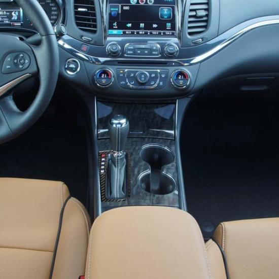 Carbon Fiber Interior Gear Shift Cover Trim For Chevrolet Impala 2014-