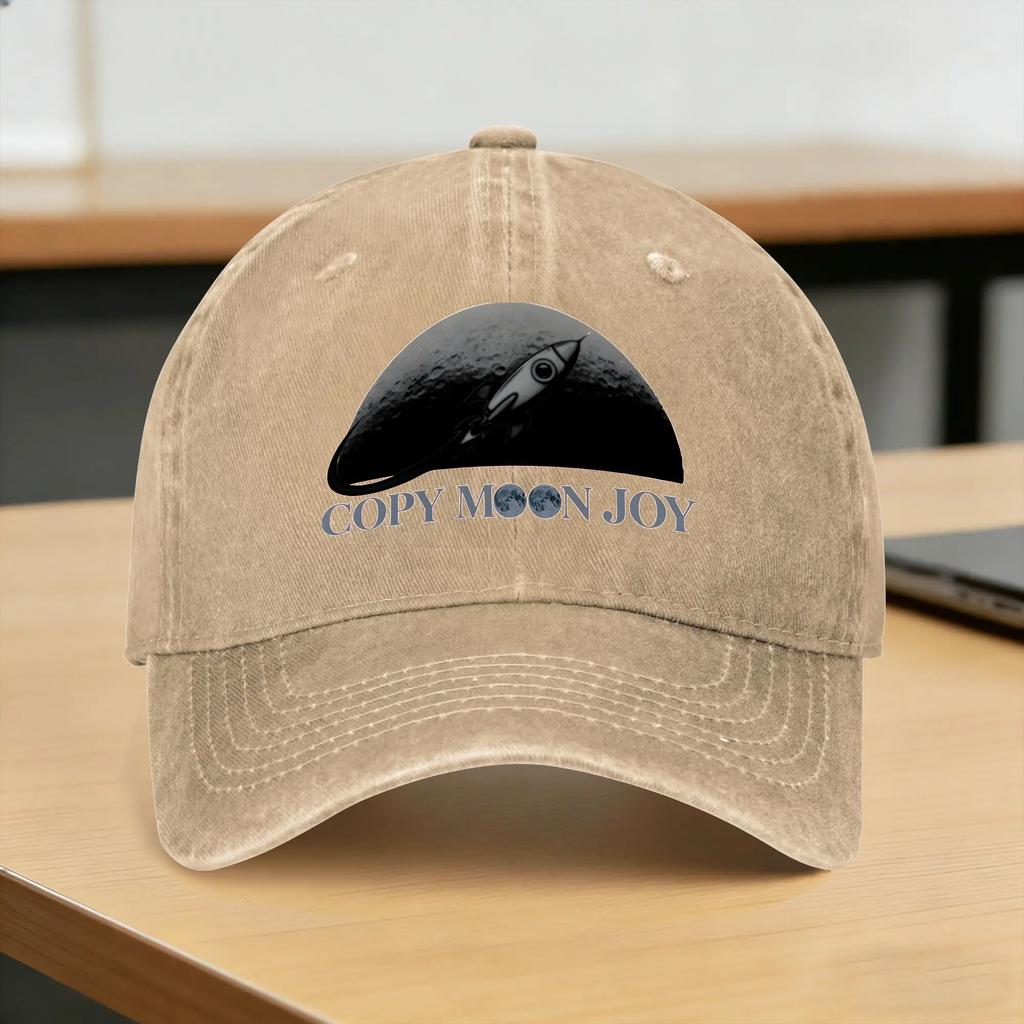 Washed Baseball Cap Copy Moon Joy Artemis II Summer Hip Hop Hats For Unisex Women  Street Style Running Hippie Sun Baseball Caps