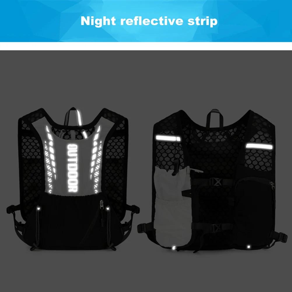 Hydration Running Vest Waterproof Water Bladder Daypack Breathable Outdoors Hydration Pack for Hiking Trail Running