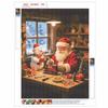 5D Diamond Painting Kit Christmas Santa Full Drill Canvas Art DIY Rhinestone Craft for Bedroom Living Room Wall Decoration