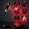 Flexible Neck USB Plug Projection Lamp 360 Degree Rotating Replacement Lamp Strip Halloween