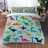 Soft Dinosaur Duvet Cover Boys Cartoon Bedding Set Twin/Queen/Full/King for Girls Microfiber Dino Comforter Cover Home Textile