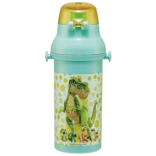 Skater Children's Plastic Water Bottle 480ml One Push Open/Close Antibacterial Child Friendly Lightweight Antibacterial Treatment Made in Japan Gigant