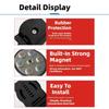 Pack of 3 Magnetic Belt Clasps Clips Adjustable Lock Snapped On for Tool in 43mm 55mm 66mm Silicone Wrap Magnetic Suction