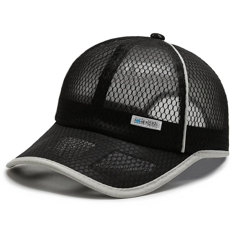 New men's and women's mesh baseball cap couple trend F1 truck driver outdoor fishing shade travel riding sports surfing cool hat