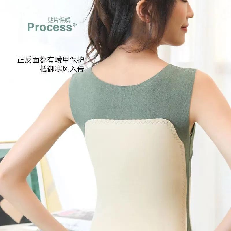 German Velvet Hot Autumn and Winter Velvet Thickened Thermal Vest Women's Underwear Women's Seamless Bottoming Shirt Women's Thermal Clothing