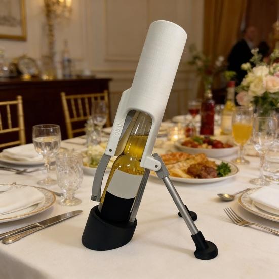 Apriscatole Meccanico Automatico per Bottiglie di Birra Mortaio Apribottiglie Veloce Liscio Operazione con Una Mano Tappo Rimuovi per Bar di Casa Feste BBQ