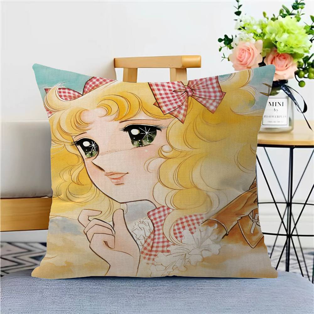 Candy Candy Anime Cushion Cover Pillow Cover Decor Pillowcase Printed Cushion Case For Couch