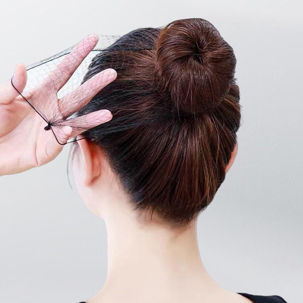 Neviditelné síťky na vlasy 20 ks pro balet, spaní, styling Elastické a prodyšné