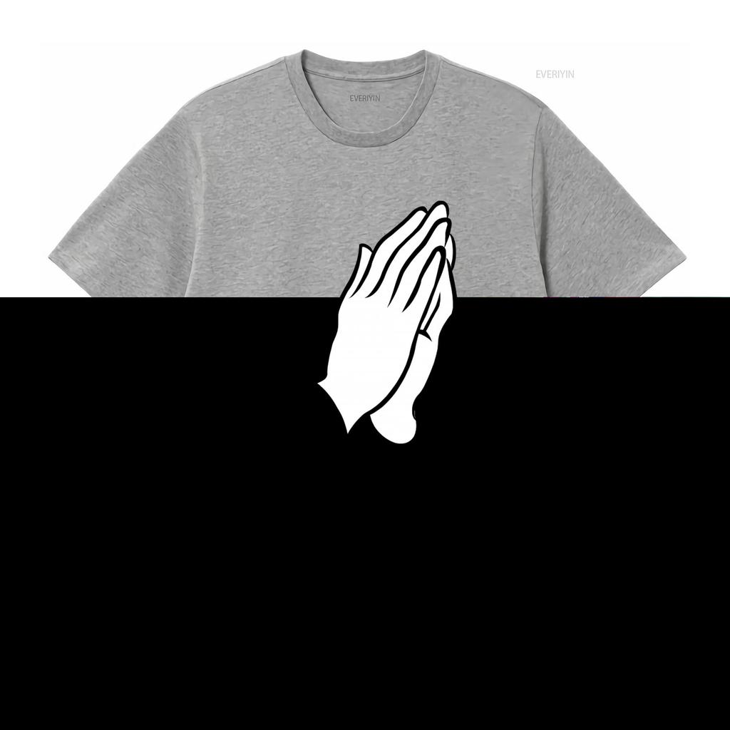 Dean Blunt the Redeemer Praying Hands T Shirt Unique Design for Stylish Wear Vintage Washed Slightly Breathable Homme Graphic