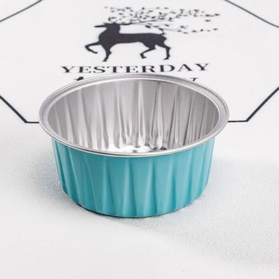 10 STÜCKE Kuchenwerkzeug Klein Backen Wiederverwendbare Form Alufolie Tassen Pudding Kuchenform Aluminiumfolie Zinnbecher Alufolie Box