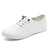 Scarpe basse da donna in vera pelle mocassini stringati comodi