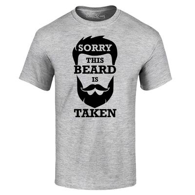 Entschuldigung Dieses Bart ist vergeben T-Shirt Lustiges Hipster BF Ehemann Shirt