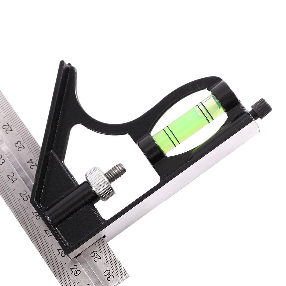 Carpentry Horizontal Engineers Combination Gauging Tool Corner Ruler Try Square Right Angle Ruler