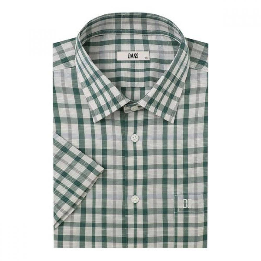 Daks 26ss Wool Blend House Check Summer Short Sleeve Regular Fit Casual Shirt D1 DMS1SHCS141-B1/95