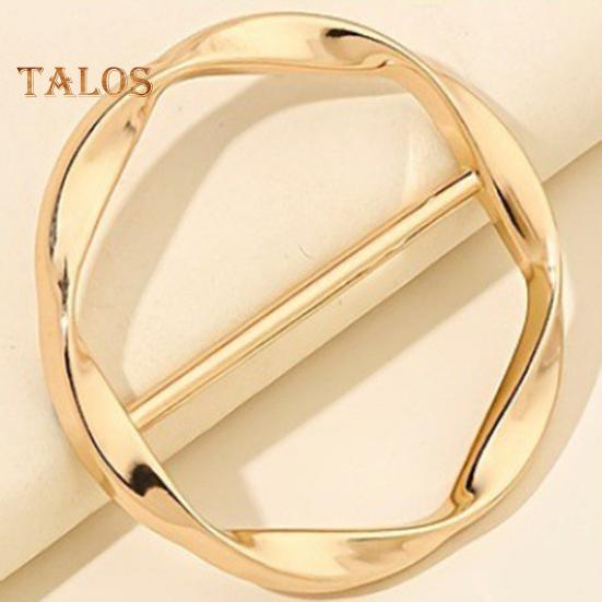 1 Pc/3 Pcs Women Scarf Ring Zinc Alloy Shirt Clips Twist Tee Knot Ring T-Shirt Ties Dress Clips Clothing Tightening Clip for Shirt Scarf Dress