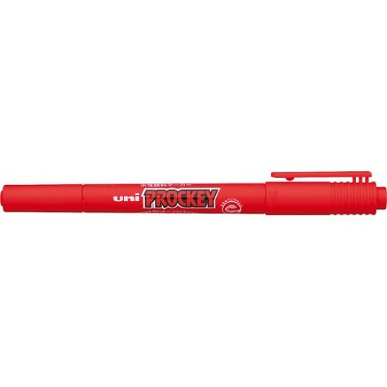 

Mitsubishi Pencil Pen Twin Extra Fine Point Red Water-Based Pro-Quick PM120T.15 красный
