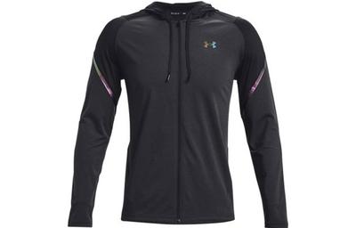 Mens RUSH HeatGear Full-Zip Hoodie Black 1366170-001