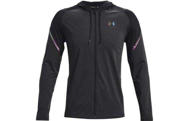 Under Armour Mens RUSH HeatGear Full-Zip Hoodie Black 1366170-001 S