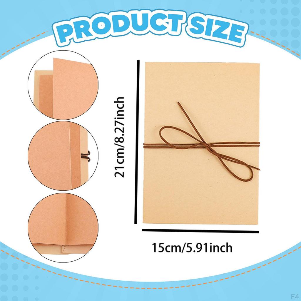 Accordion Scrapbook Album Folding Photo Collection Traveling DIY Home Decoration, Memory Book Travel