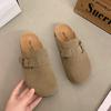 Boken Pregnant Women's Non-slip Thick-soled New Slippers Women's Outer Shoes Birken Shoes One Pedal Lazy Shoes 2025 Spring and Autumn Half