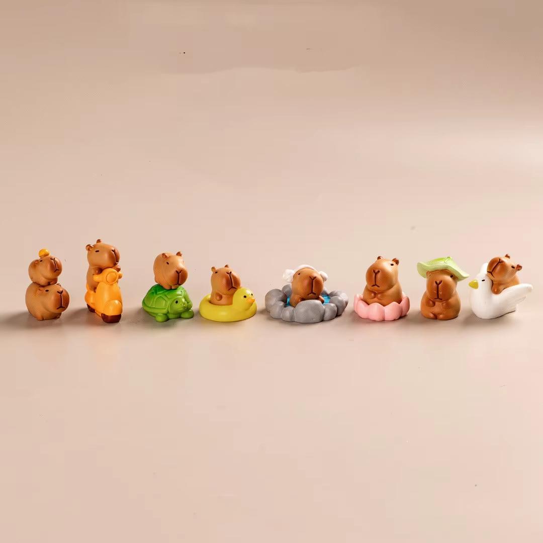 Cute Capybara Figurine Capybara Statue Micro Landscape For Miniature Garden Home Decor Capybara Lover 4XL