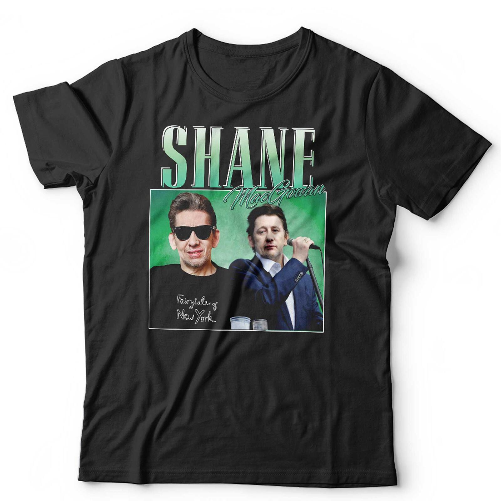 Shane MacGowan Tribute | Irish Punk Folk Legend | Unisex T-Shirt S