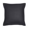 Essential Pillowcase - 63 X 63+5 Cm - 100% Plain Cotton - Black