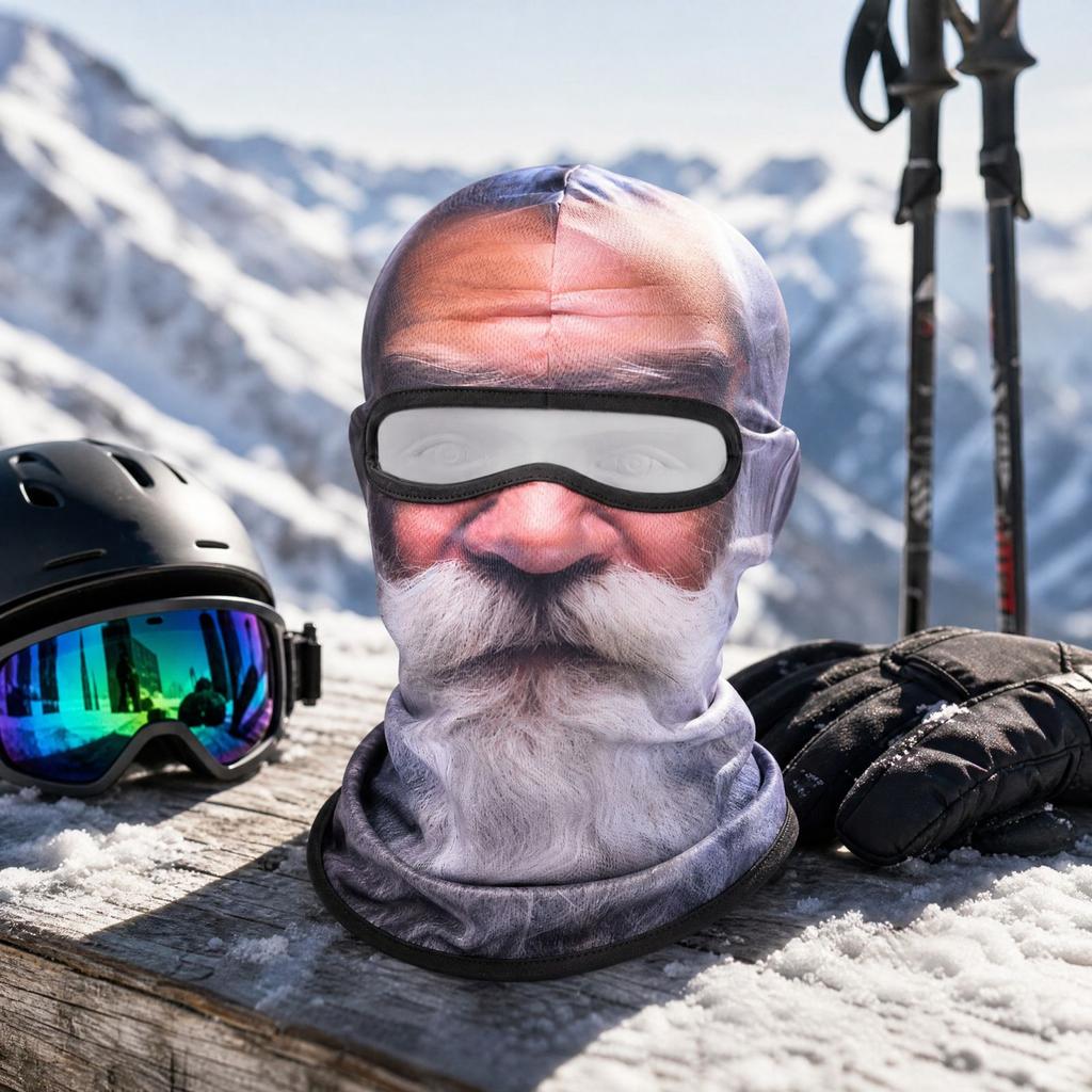 Winter Ski for Elderly with 3D Print and Full Face Coverage for Cold