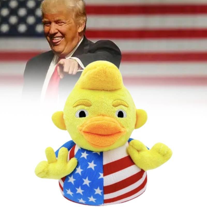Trump Duck Donald Plush Toy Cartoon Stuffed Doll Room Decoration Kids Gifts