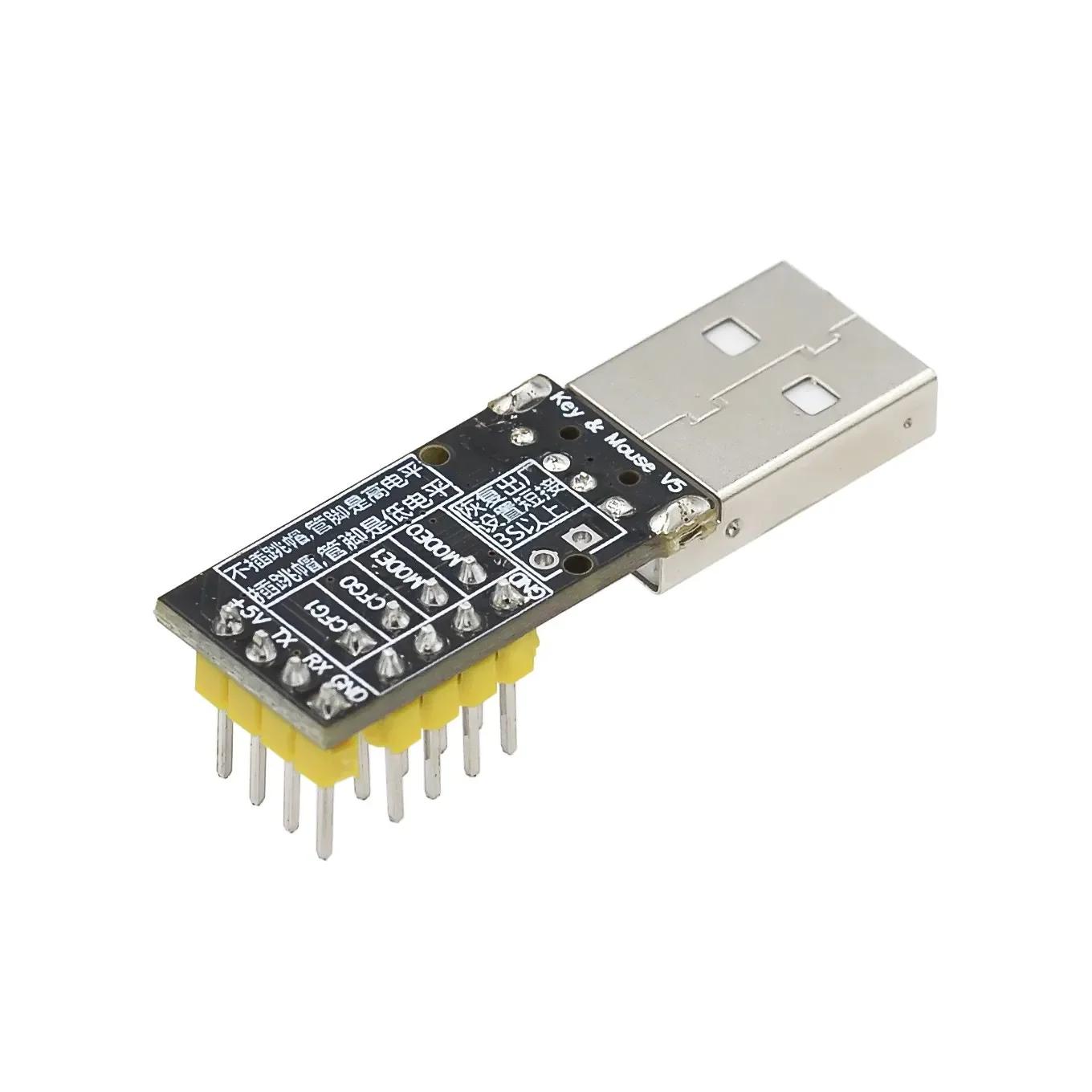 

CH9329 module UART/TTL serial port to USB HID full keyboard mouse driver-free game development box