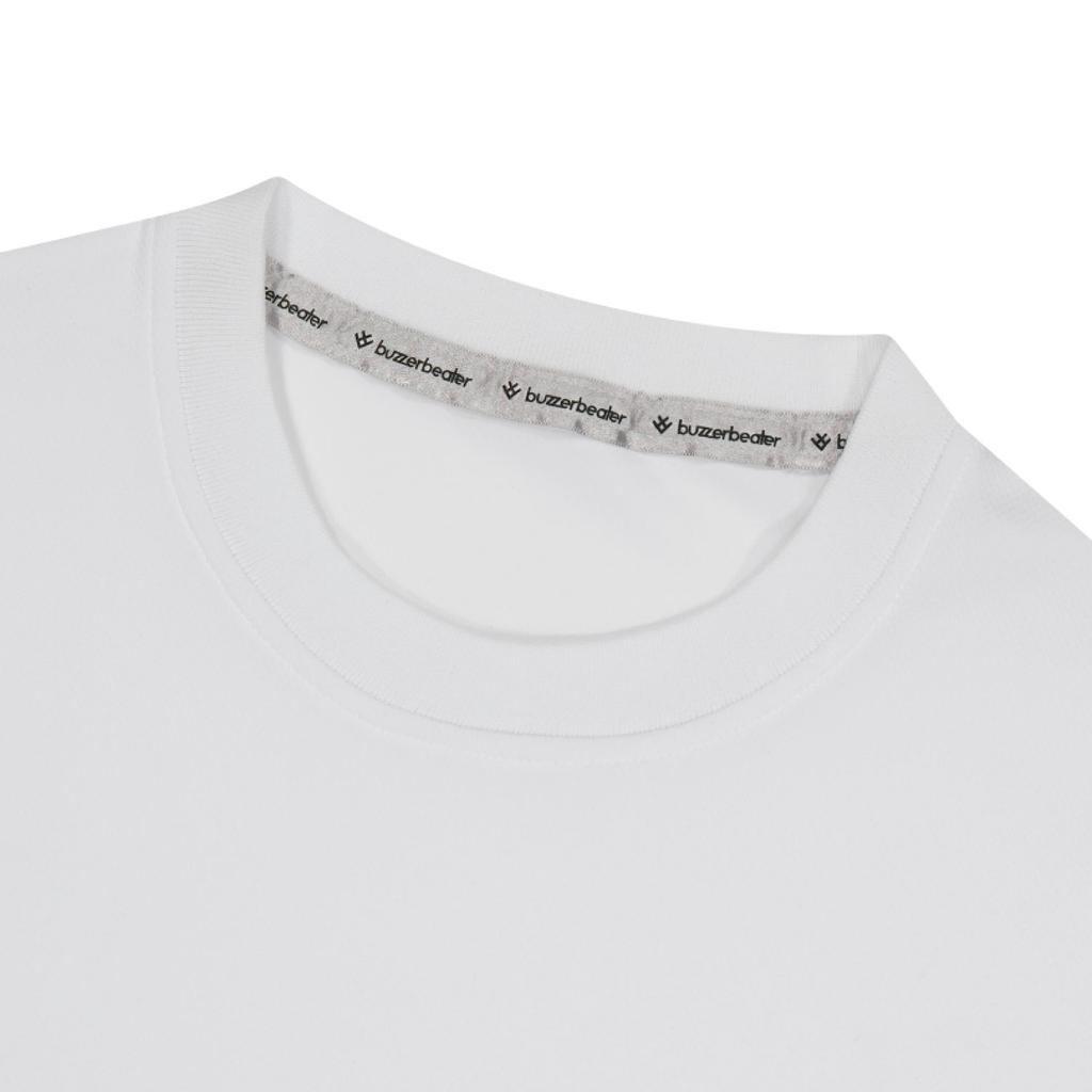 BUZZERBEATER Flatback Mesh Functional Short Sleeve T-Shirt_White