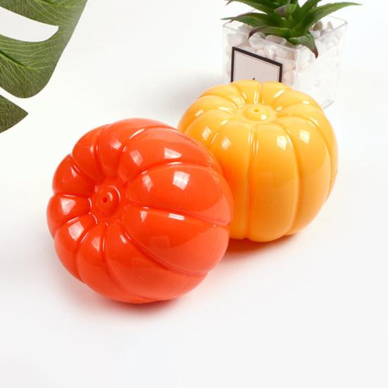 Squeaky Pumpkin Dog Toy Interactive Dog Chew Toy Teeth Cleaning Toy for Aggressive Chewers Puppy Teething