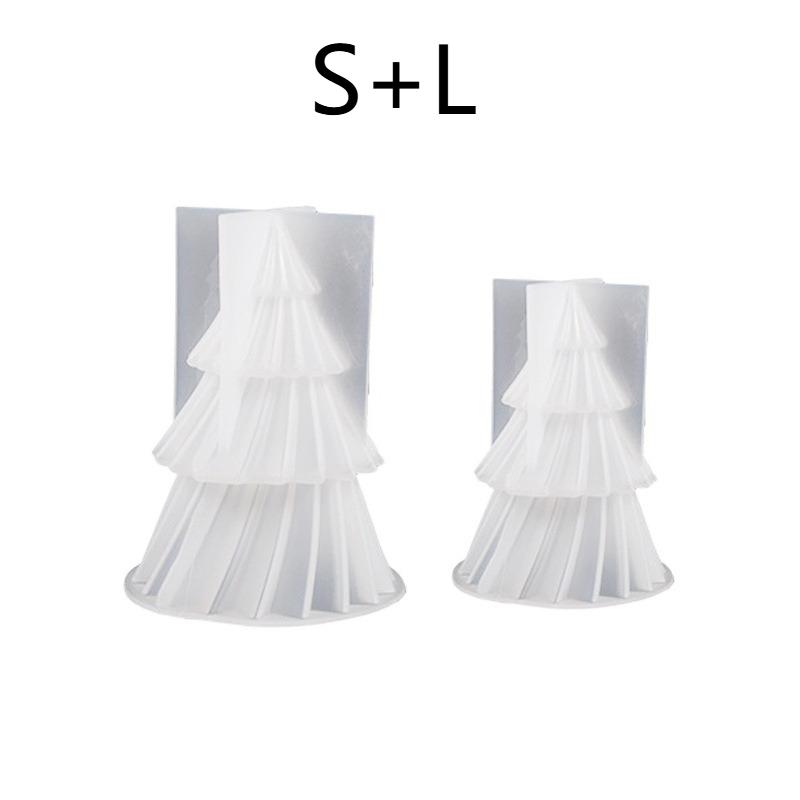 

2 шт. формы из смолы для рождественских украшений - силиконовые формы для свечей и для рукоделия из смолы, идеально подходят для праздничных украшений