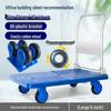 Portable Folding Flatbed Hand Cart for Shopping and Transport