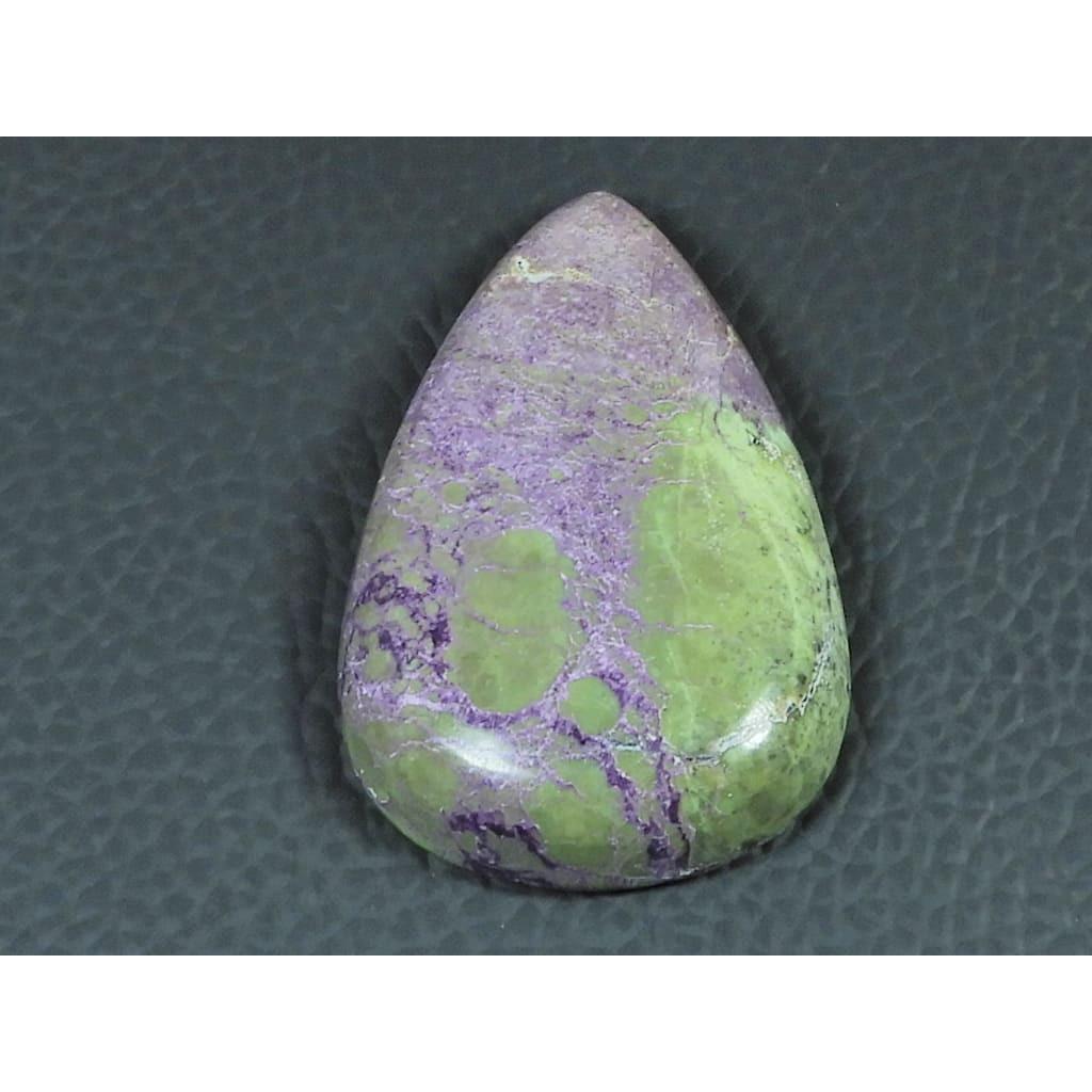 25X41X07MM Natural Stichtite Pear Shape Cabochon Loose Gemstone 57Cts. G-270