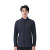 FILA Blue Series Simple Classic Soft Comfortable Long Sleeve Shirt Men shirts Legendary-Blue F11M012401G-NV