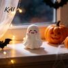 Novelty Office Desk Decor Halloween Ghost Pen Holder, Cute Mini Figurine Decor, Funny Desktop Cup Pencil Stand Ornament, Creative Organizer