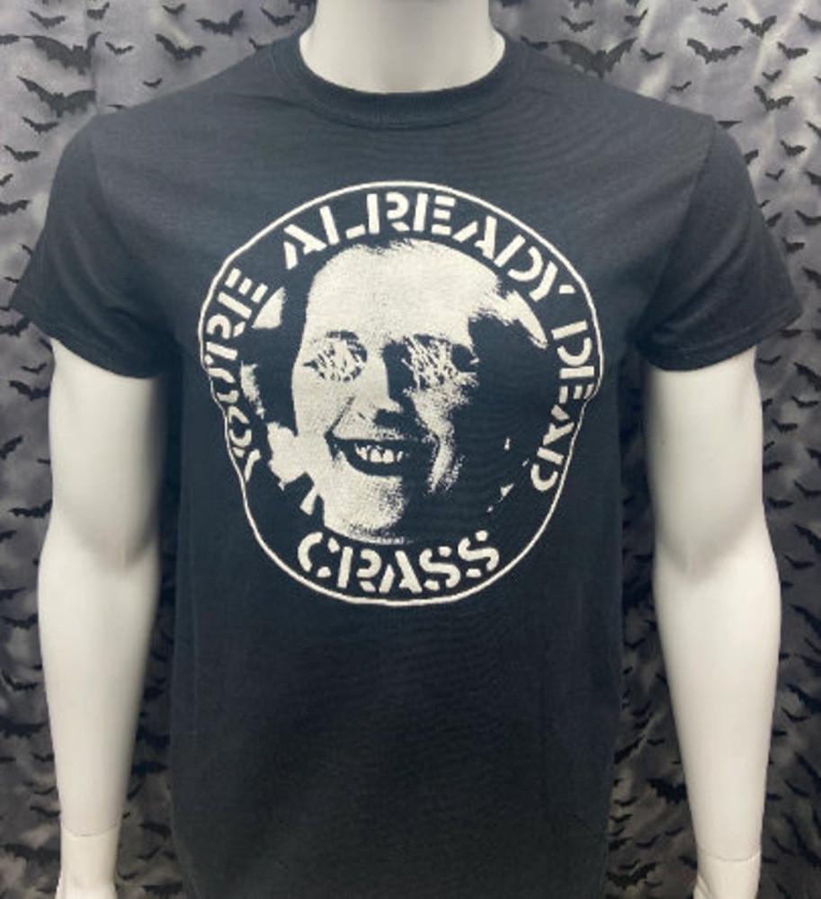 Crass Band T-Shirt You're Already Dead Anarcho-Punk Merch Unisex Tee