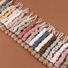 Baby Pacifier Clip Chain Secure Dummy Nipple Holder Strap Belt Lost Prevention Rope for Infants Toddler Prevents Loss