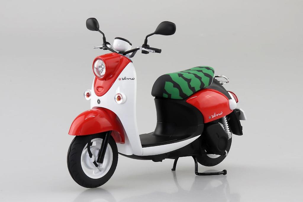 Aoshima Bunka Kyozai The Bike Series Can I Charge Plastic Model Co., Ltd. (AOSHIMA) 1/12 No. JU-01 It? E-Vino (Motorcycle)