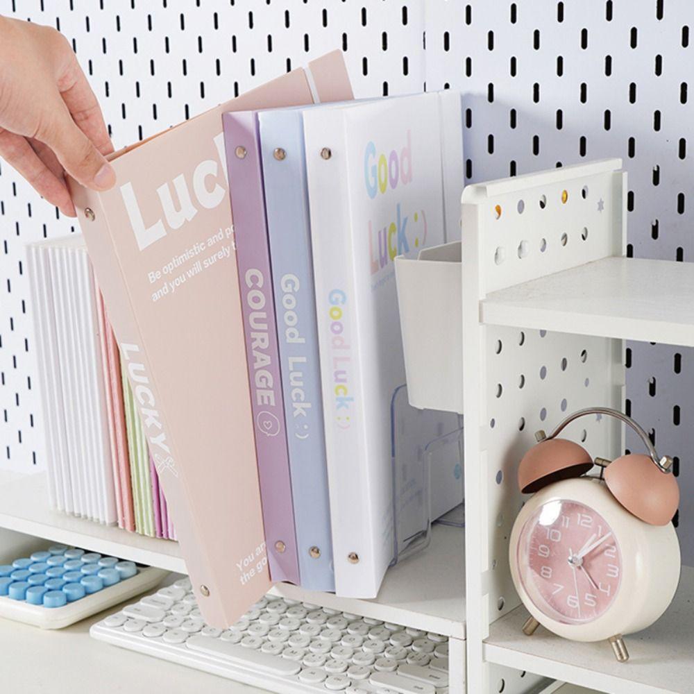 Loose Leaf Data Book Transparent Office Storage Booklet Simple File Bag  Gift